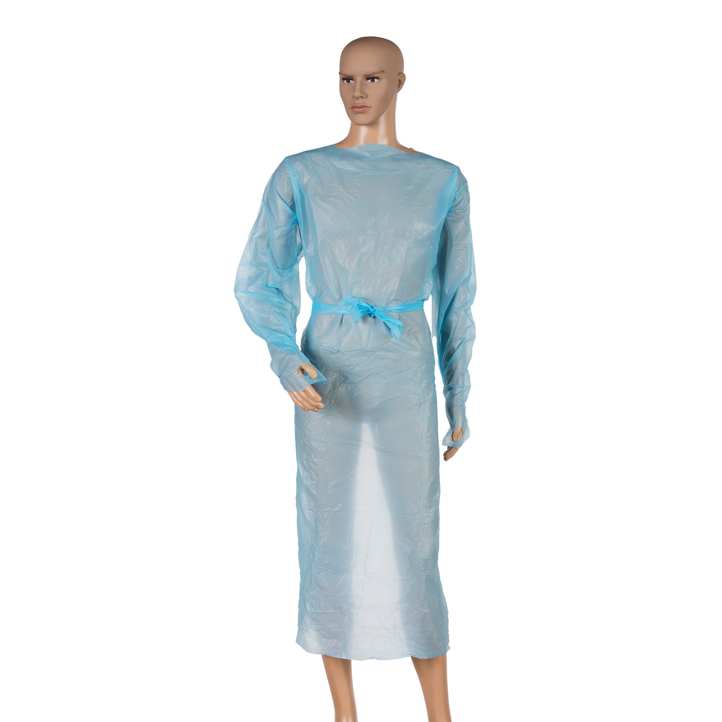 Blue Thumb Loop Polyethylene Gown