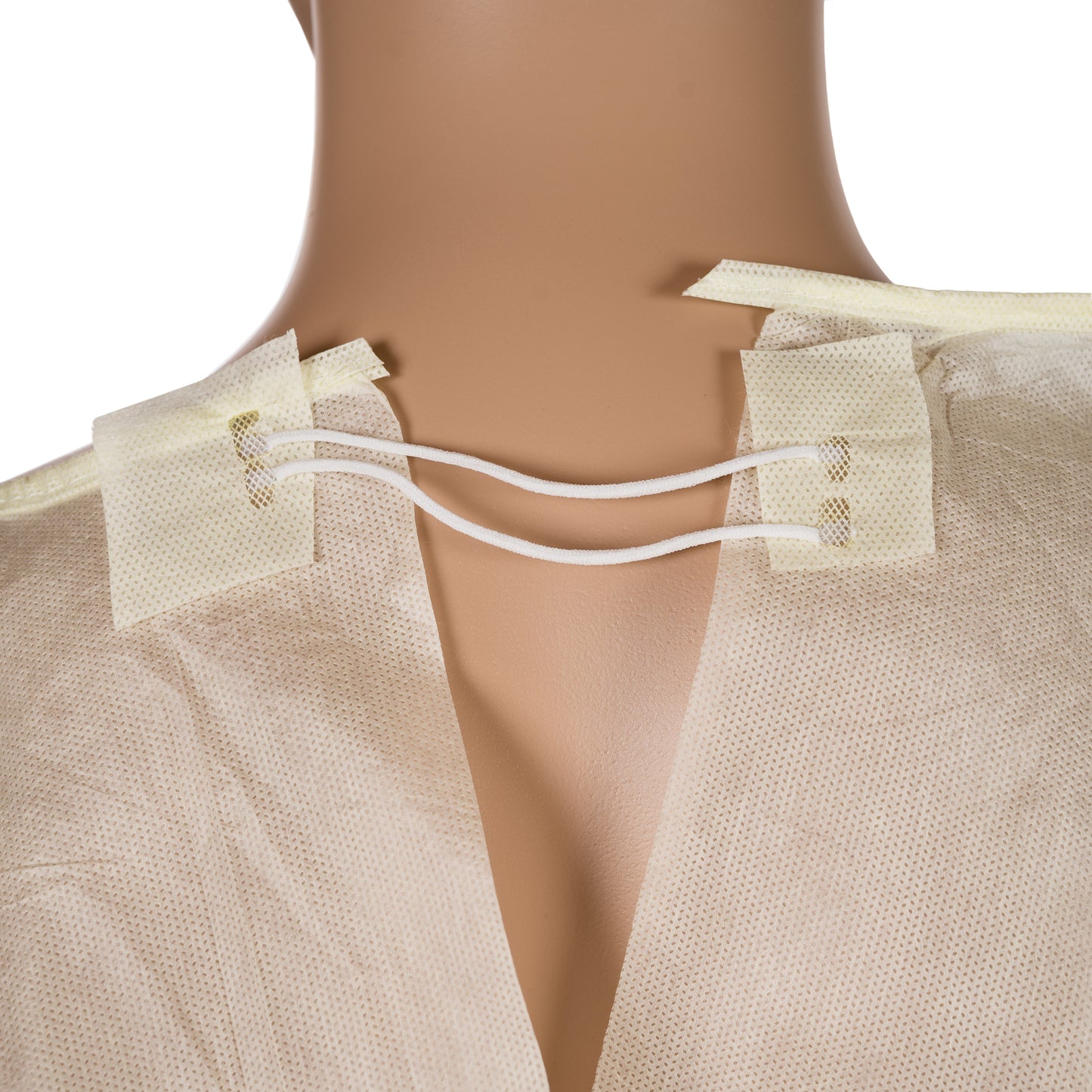 Yellow Thumb Loop Isolation Gown